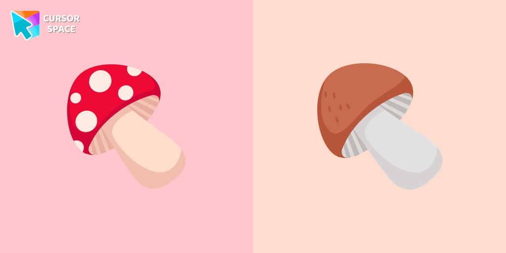 Mushrooms cursor cursor pack